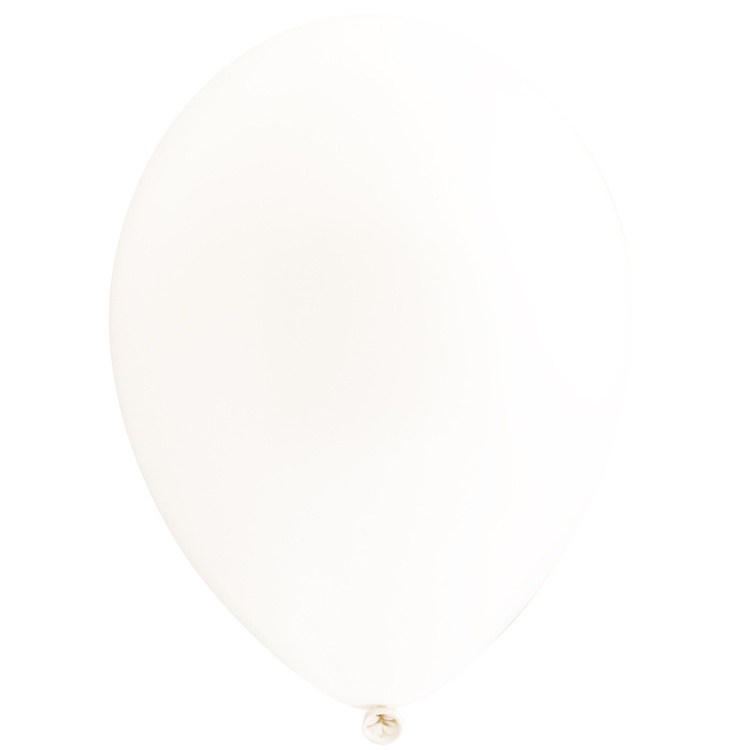 Шар латекс без рисунка 14" Bb B105 002 пастель Экстра Белый White (50шт)