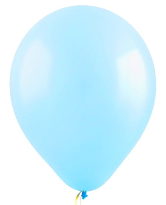 Шар латекс 5''/ВС пастель Голубой Blue 100шт
