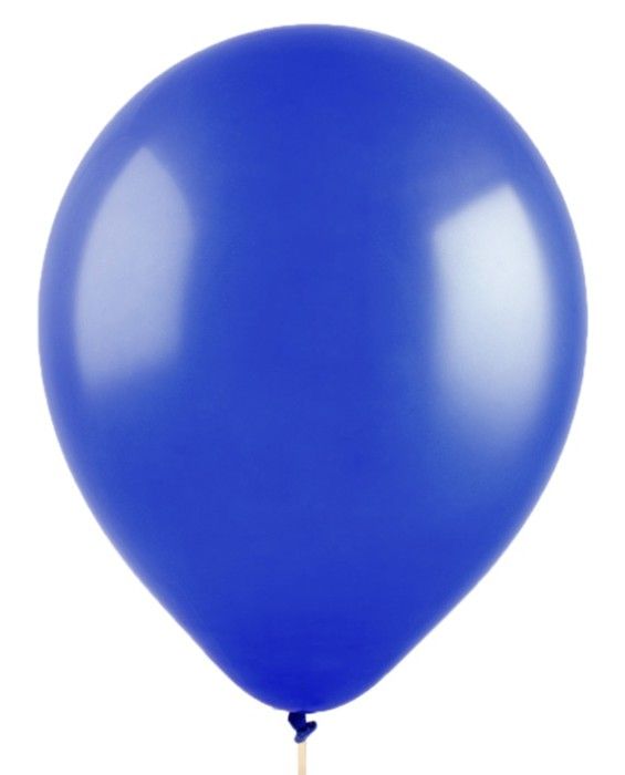 Шар латекс 5''/ВС пастель Синий Dark Blue 100шт