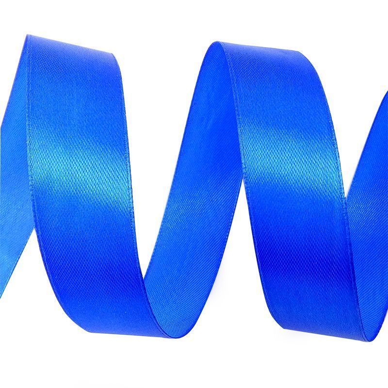 Лента атлас 7ммх22,85м Синий