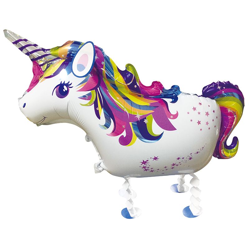 Шар фольга фигура AIR Единорог 34" 85см QL (единорог)