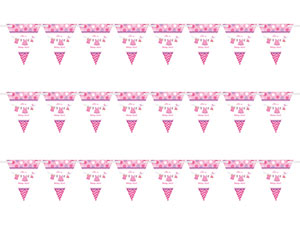 Гирлянда вымпел 300см С Рождением Малышки