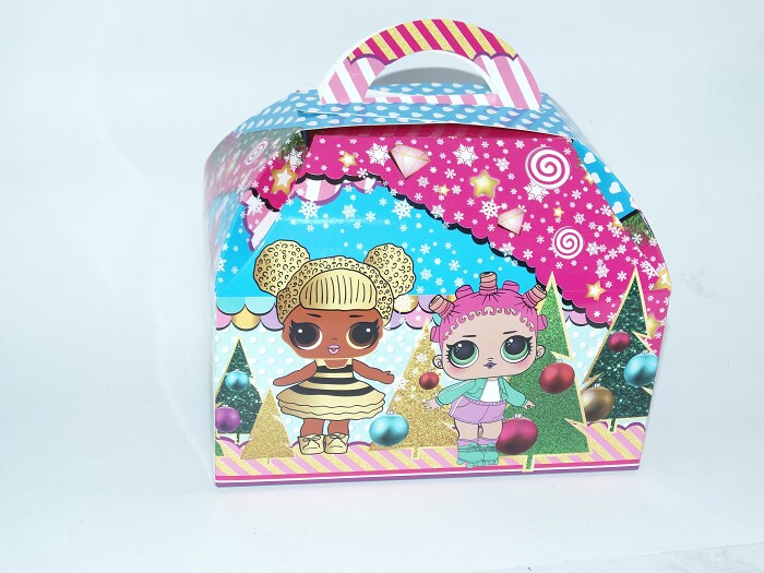 Коробка сборная Сундучок ЛОЛ 16х19см