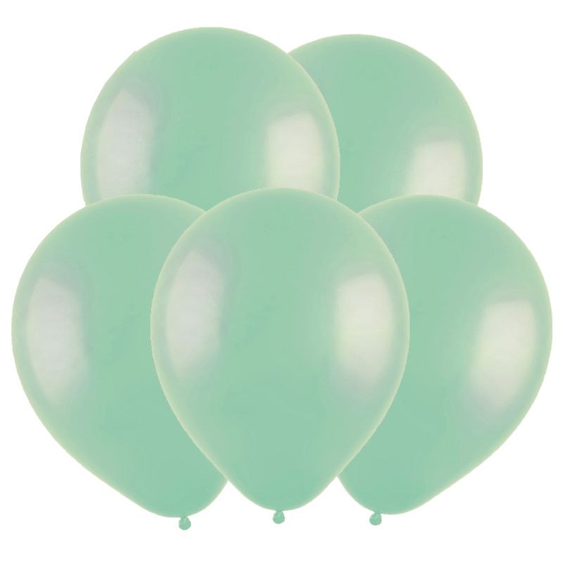 Шар латекс без рисунка 12" ВС пастель Зеленый мятный Mint Green (100шт)