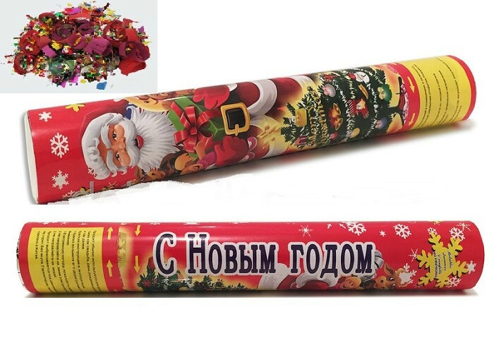 Хлопушка Бумфети 30см С Новым Годом