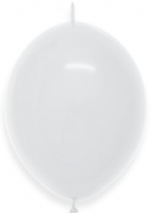 Шар латекс линк. 12"SpL пастель 005 Белый (50шт) Колумбия