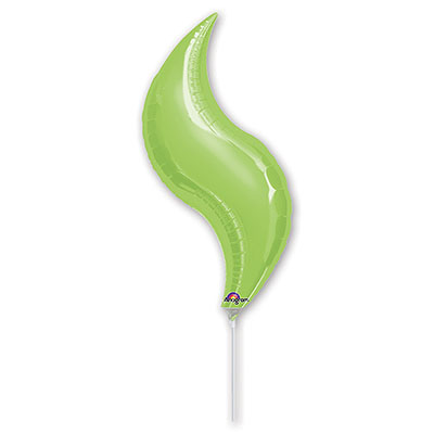 Шар фольга Зигзаг 28'' Лайм Lime металлик An