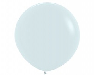 Шар латекс 24"/Sp пастель 005 Белый White