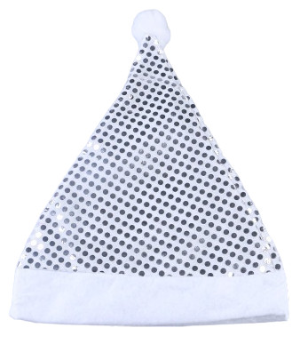 Колпак текстиль Пайетки серебро