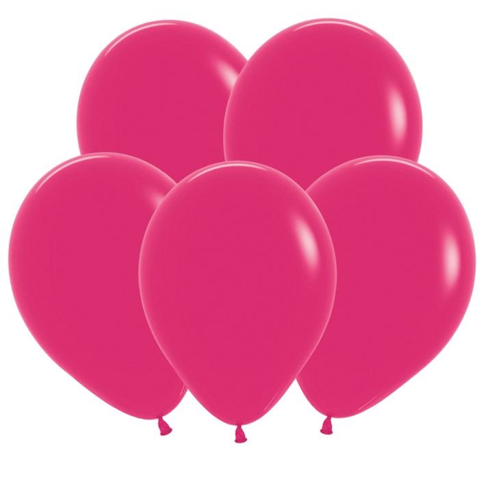 Шар латекс без рисунка 12" Sp пастель 014 Яркая Фуксия (100шт) 159911