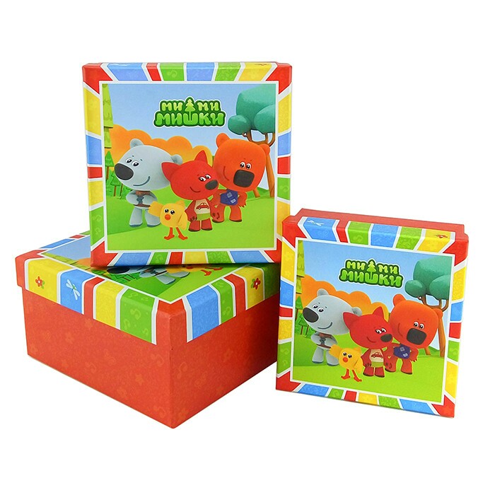 Коробка Квадрат 17х17х9см Ми-Ми-Мишки