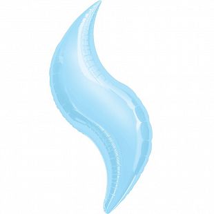 Шар фольга Зигзаг 36" Голубой Blue An