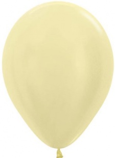 Шар латекс без рисунка 12" Sp перламутр 420 Светло-желтый (100шт)