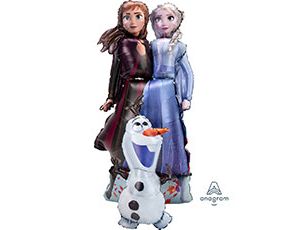 Шар фольга фигура AIR Холодное сердце II 58" 147см An 1208-0481