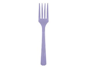 Столовые приборы Вилки пластик New Purple (уп20)