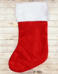 Сапожок для подарков Красный 14х40см