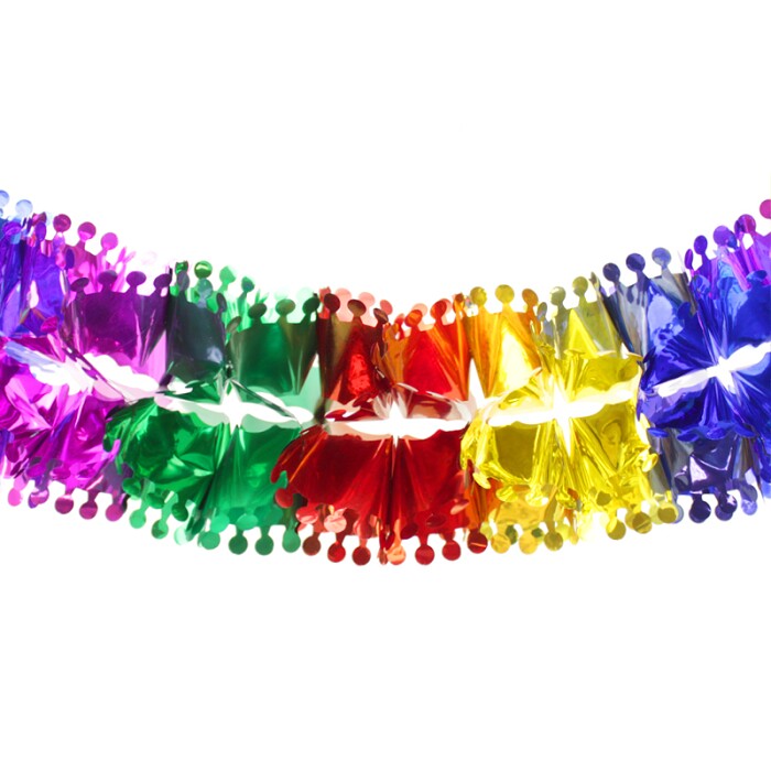 Гирлянда фольга Орнамент 20 звеньев