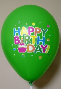 Шар латекс набор 12"/Sp/30см пастель Happy Birthday Кексы полноцвет ассорти 12шт