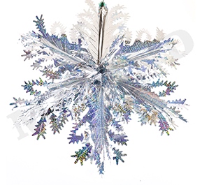 Снежинка фольга 42см