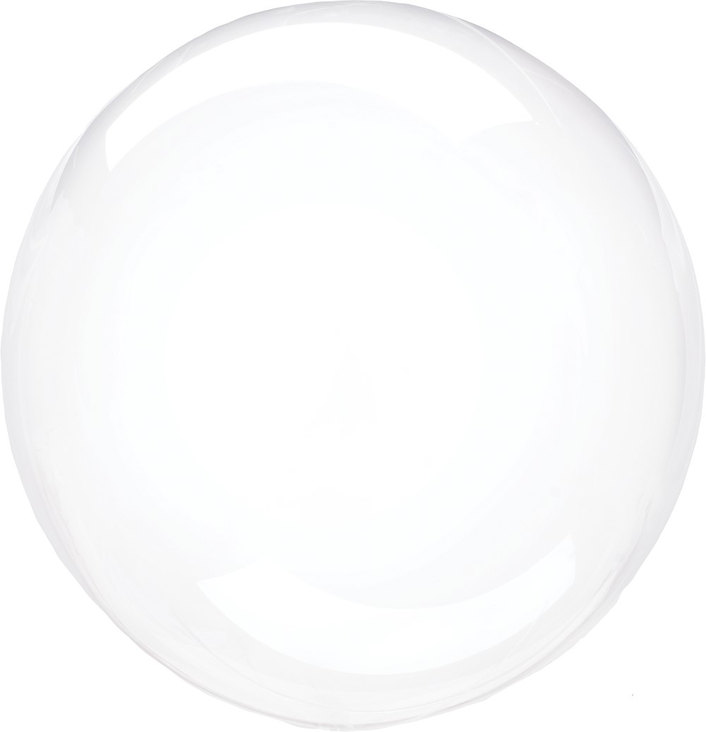Шар Сфера 3D Bubble Бабблс 10'' прозрачная Кристалл 25см FL