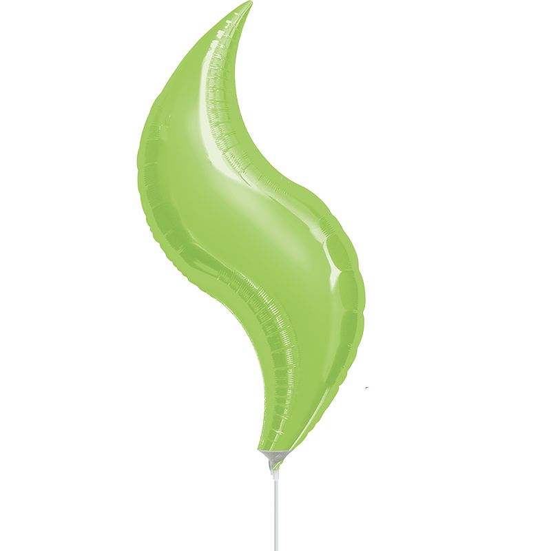Шар фольга Зигзаг 28'' Лайм Lime металлик An