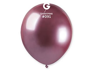 Шар латекс 5"/Gm A50/91 хром Розовый Shiny Pink (100шт)
