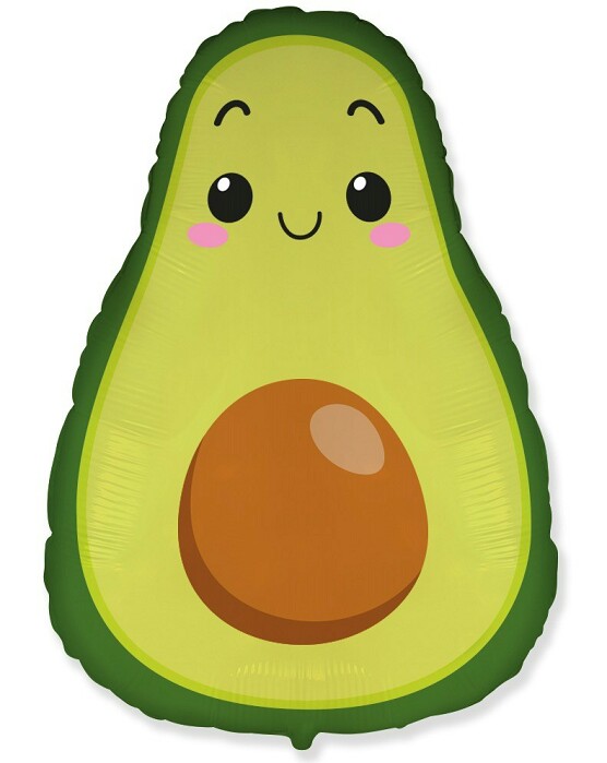 Шар фольга фигура Авокадо Avocado 29" 73см Fm