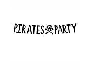 Гирлянда Буквы PIRATES PARTY 100см