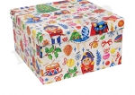 Коробка квадрат Сказочные герои 19,5х19,5х11см