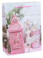 Пакет L Уютный Новый Год 26х32х10см