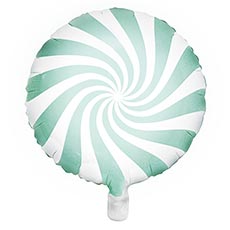 Шар фольга 18''/PD круг Леденец конфета пастель Mint