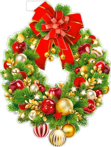 НГ Плакат Новогодний Венок