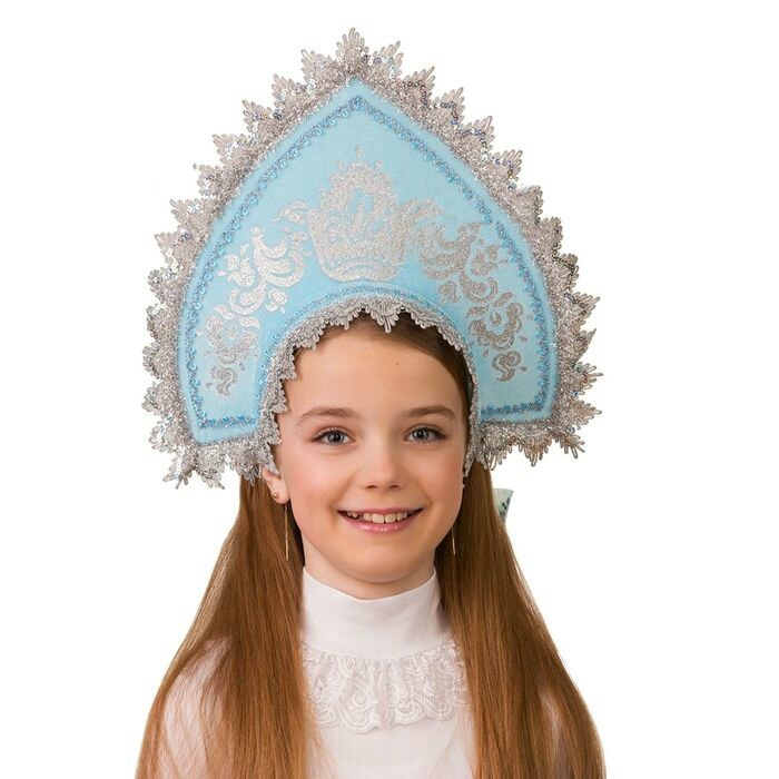 Кокошник детский Серебрянка