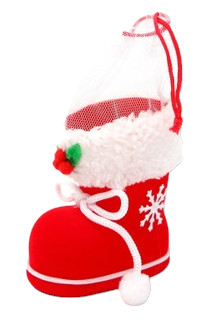 Сапожок для подарков Снежинка 9х5х9,5см