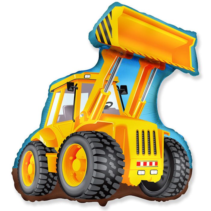 Шар фольга фигура Экскаватор Fm 32"