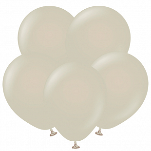 Шар латекс 5''/ВС пастель Серый камень Stone 100шт