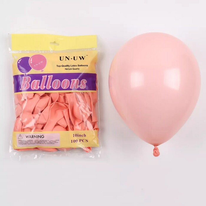 Шар латекс 10"/КА пастель UN-UW Нежно Розовый (100шт)