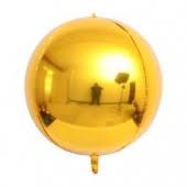 Шар Сфера 3D Bubble Бабблс 25" металлик Золото AG