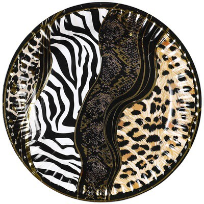 Тарелки бумага 170мм Сафари Принт уп6