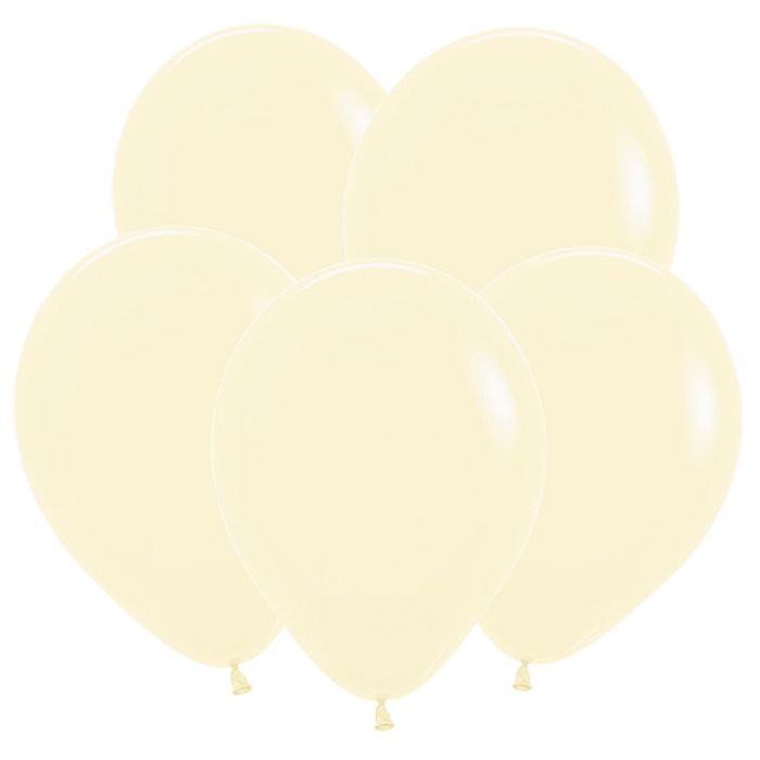 Шар латекс без рисунка 12" Sp пастель 620 макарунс Желтый матовый (100шт) 112620
