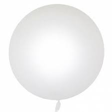 Шар Сфера 3D Bubble Бабблс 18'' пастель Белый 46см