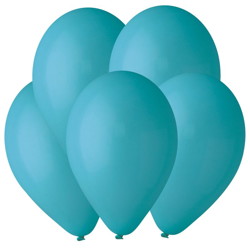 Шар латекс без рисунка 12" Gm G110 68 пастель Зеленый бирюзовый Turquoise (50 100шт) 1102-1392