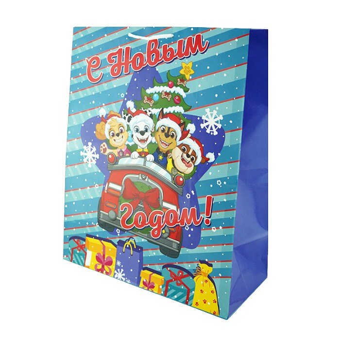 Пакет Щенячий патруль С Новым годом! 335х406х155 мм