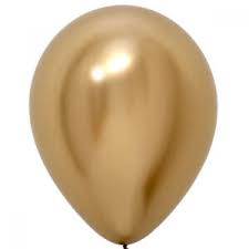 Шар латекс 12"/ЗБ K1 хром Золото (50шт)