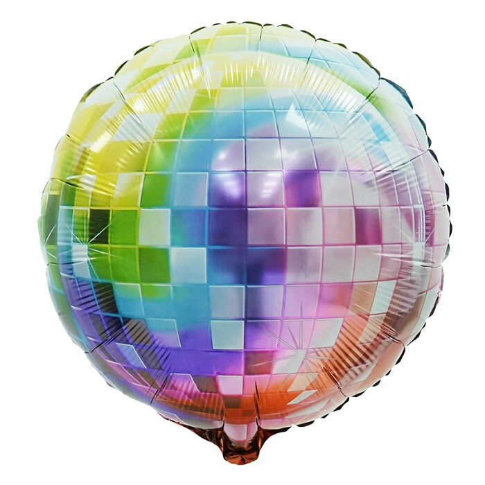 Шар фольга 20"/ВС круг Пиксели Pixels