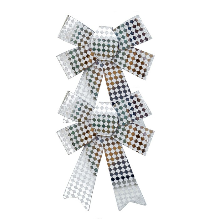 Банты набор Серебро 13х17см уп2