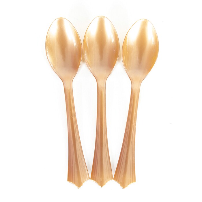 Сервировка Ложки Матовое розовое золото 17см (уп10) ВолВес