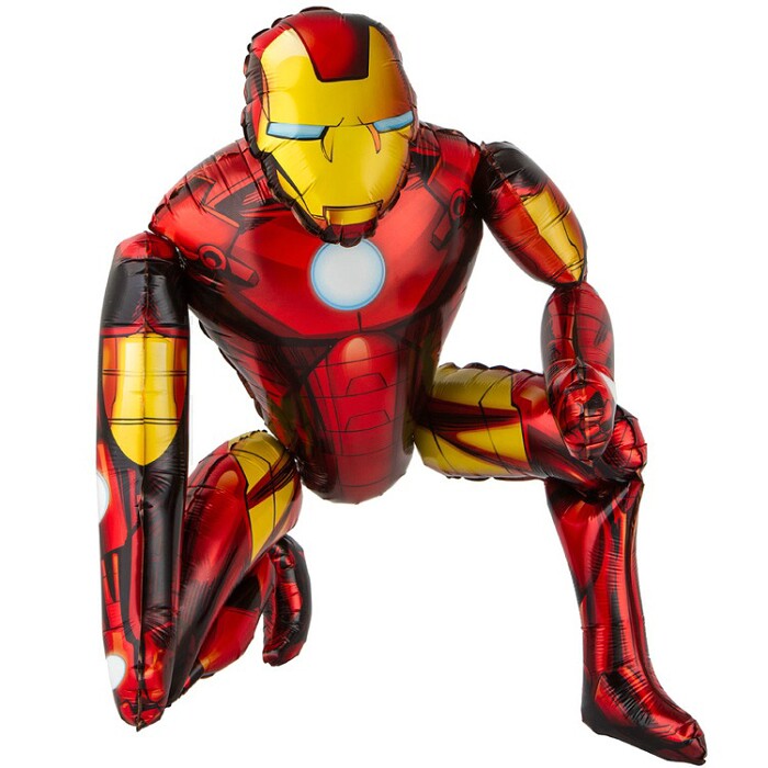 Шар фольга фигура AIR Железный человек 27" 70см ВЗ