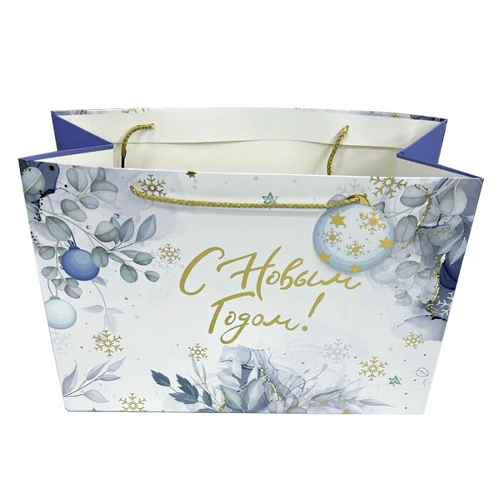 Пакет XL 39х27х17см С Новым Годом! Новогодний декор