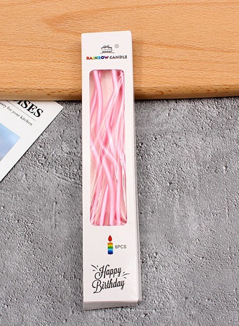 Свеча воск для торта на пиках ассорти